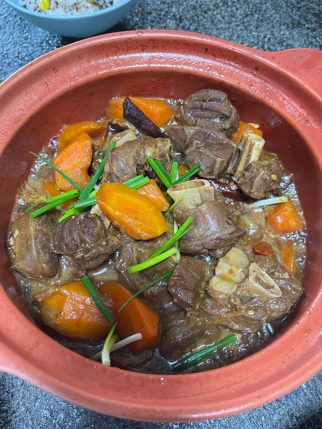 红烧羊肉炖胡萝卜