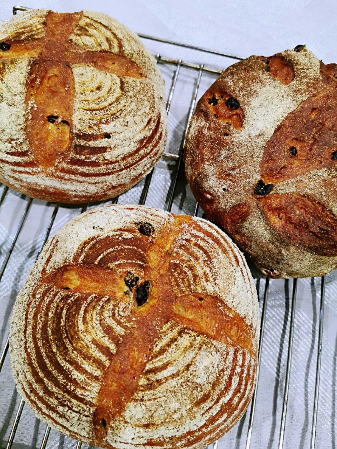 【不藏私食谱：黑麦乡村欧包】不加一颗糖，减脂必备