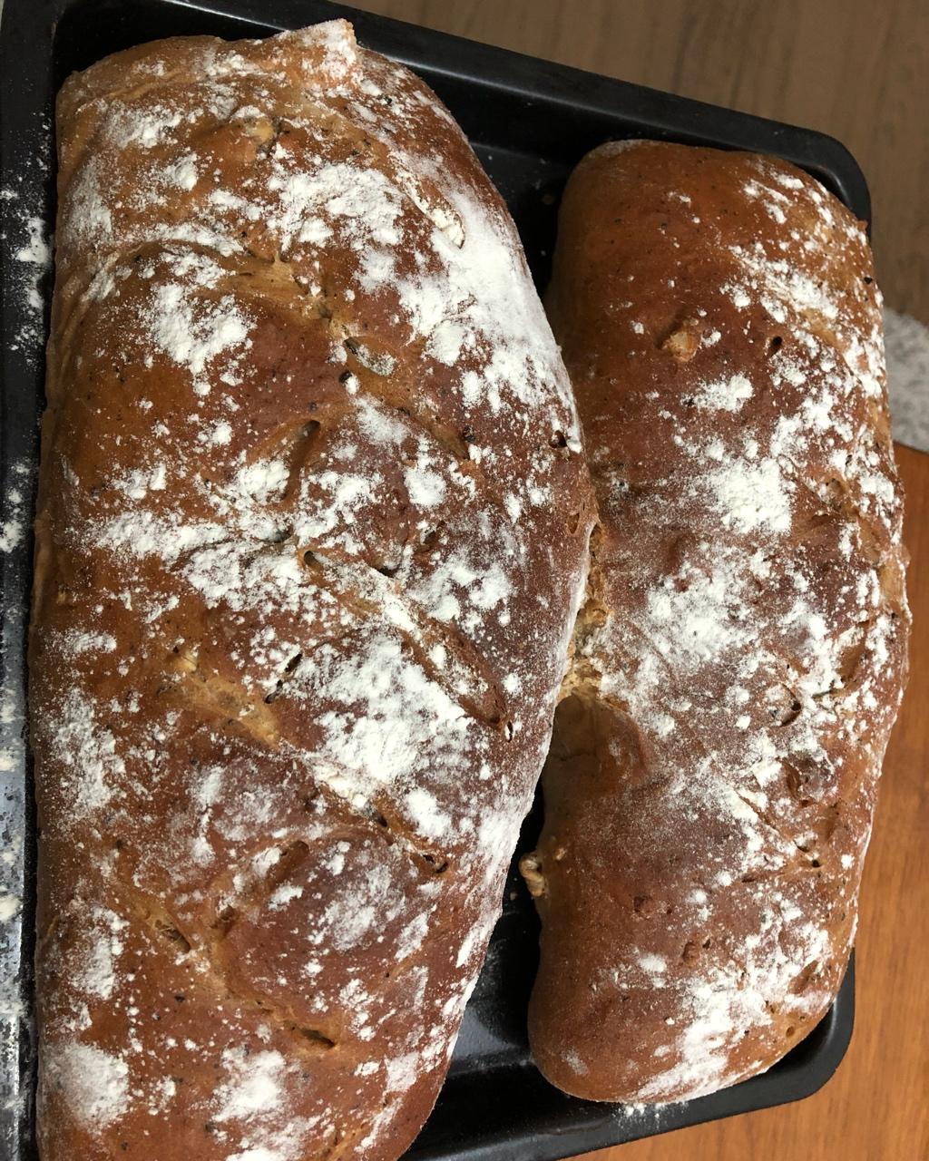 全麦核桃包～软欧包