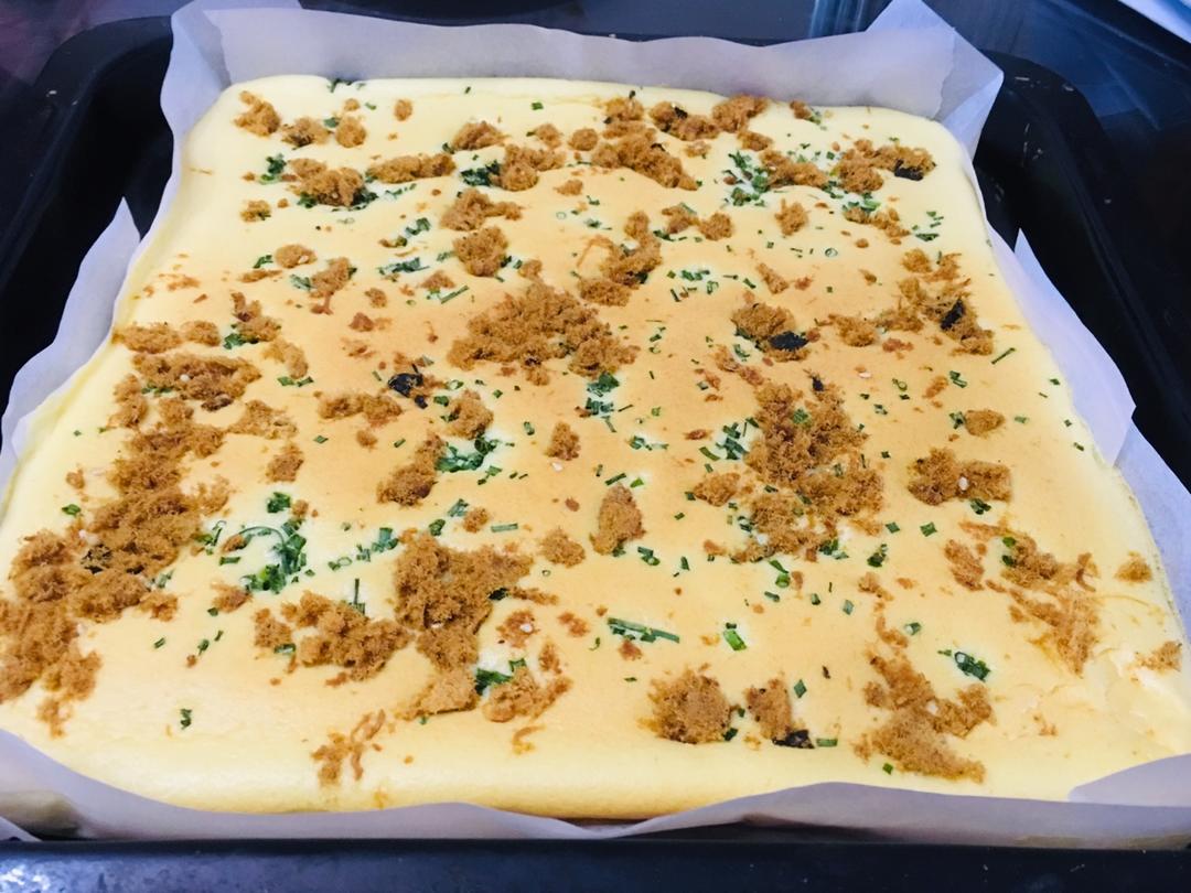 香葱肉松蛋糕卷