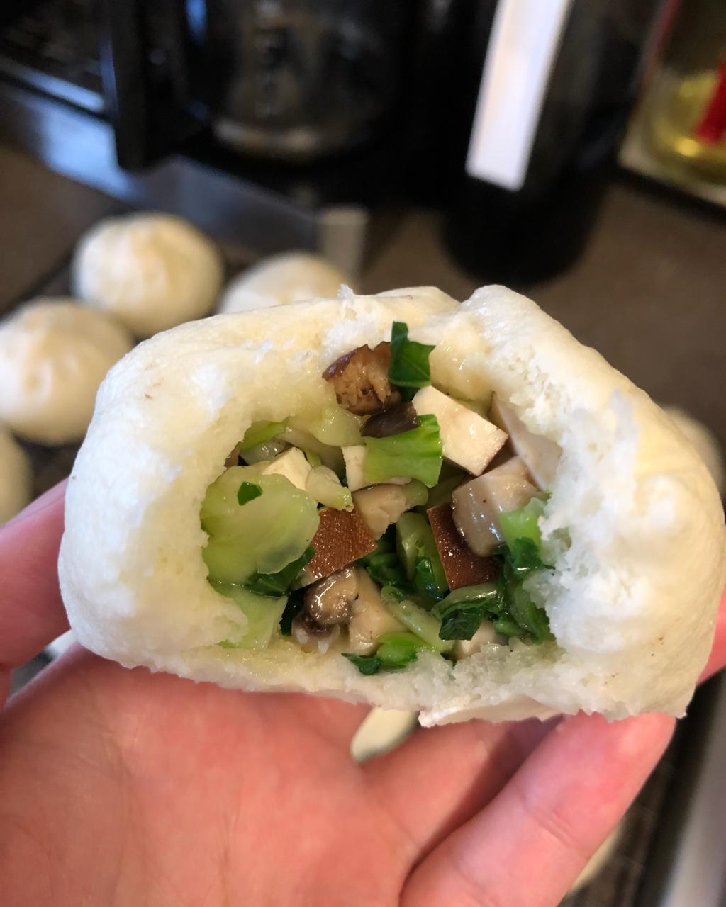 冬笋香菇菜包