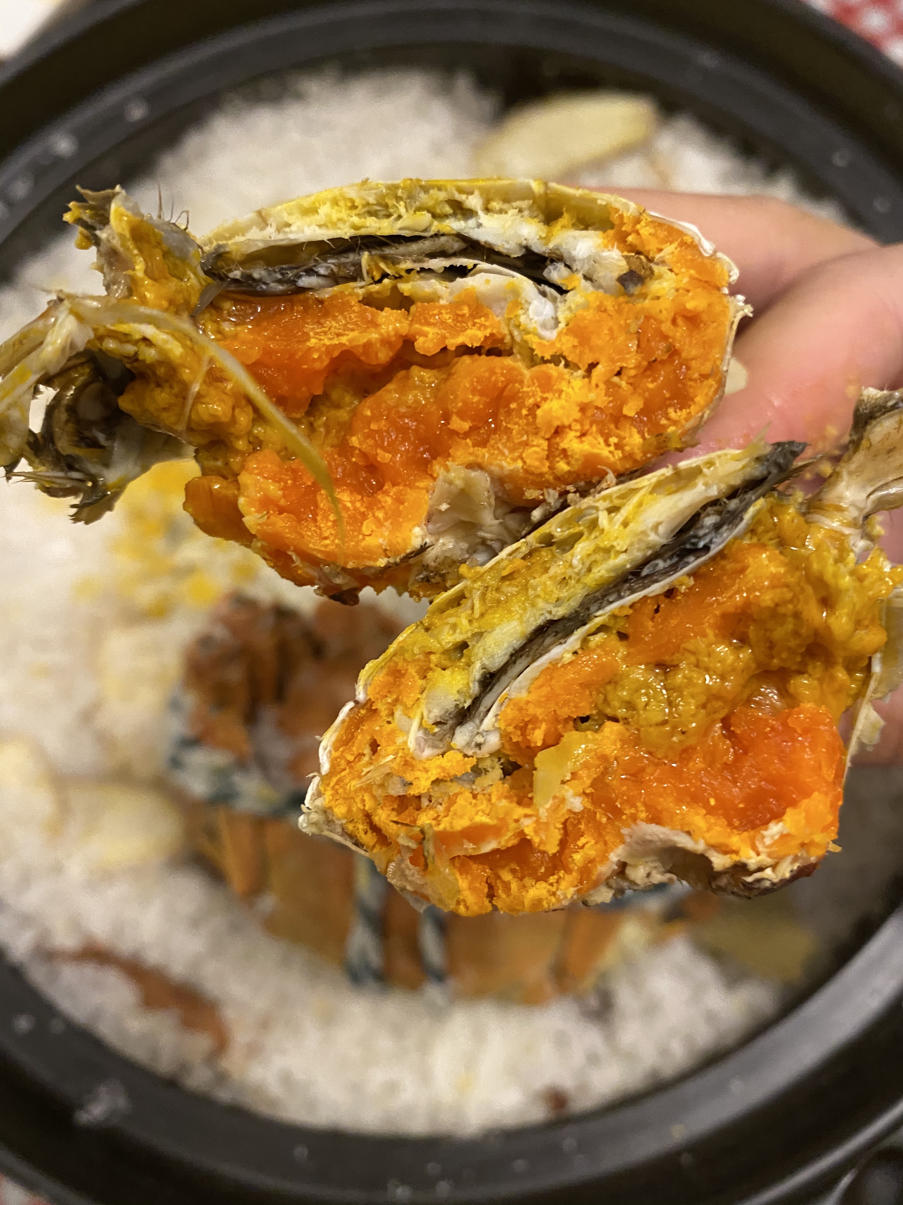 盐焗大闸蟹的做法