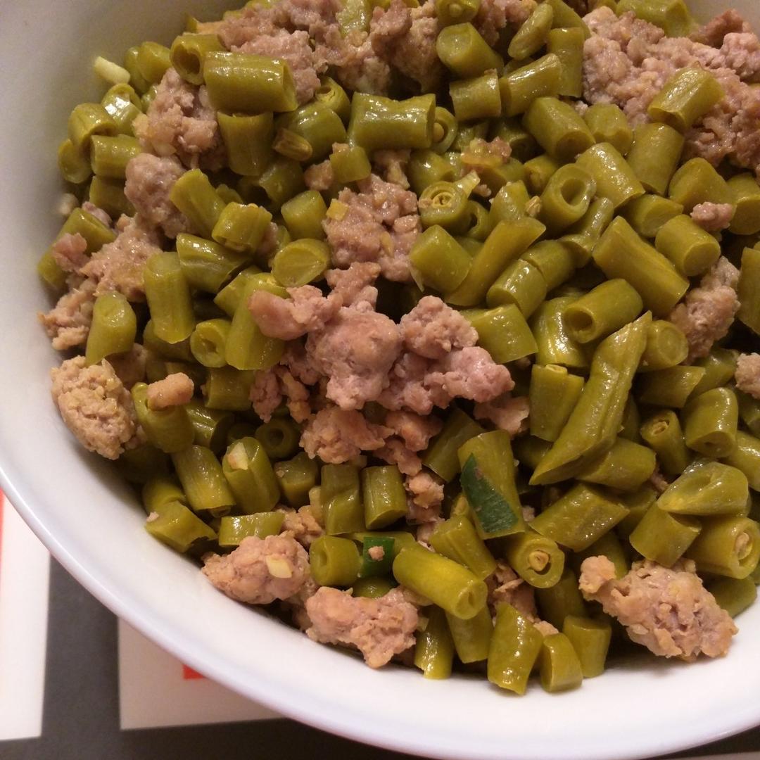 酸豆角肉沫