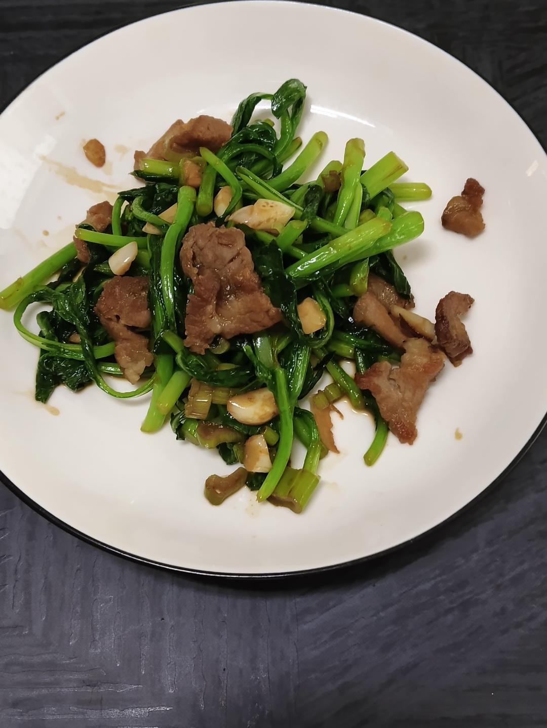菜心炒肉
