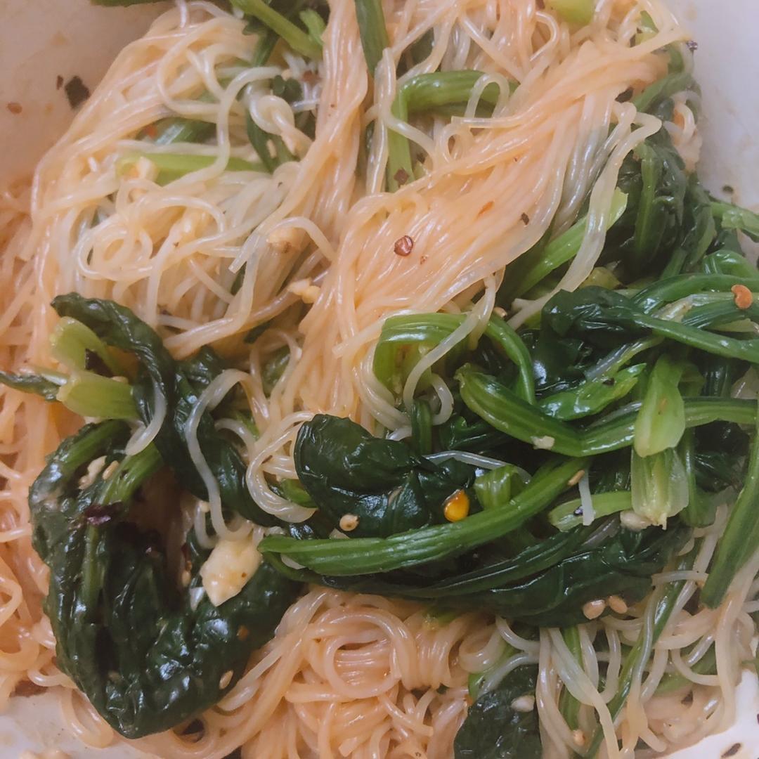 万能凉拌菜料汁（凉拌菠菜粉丝）