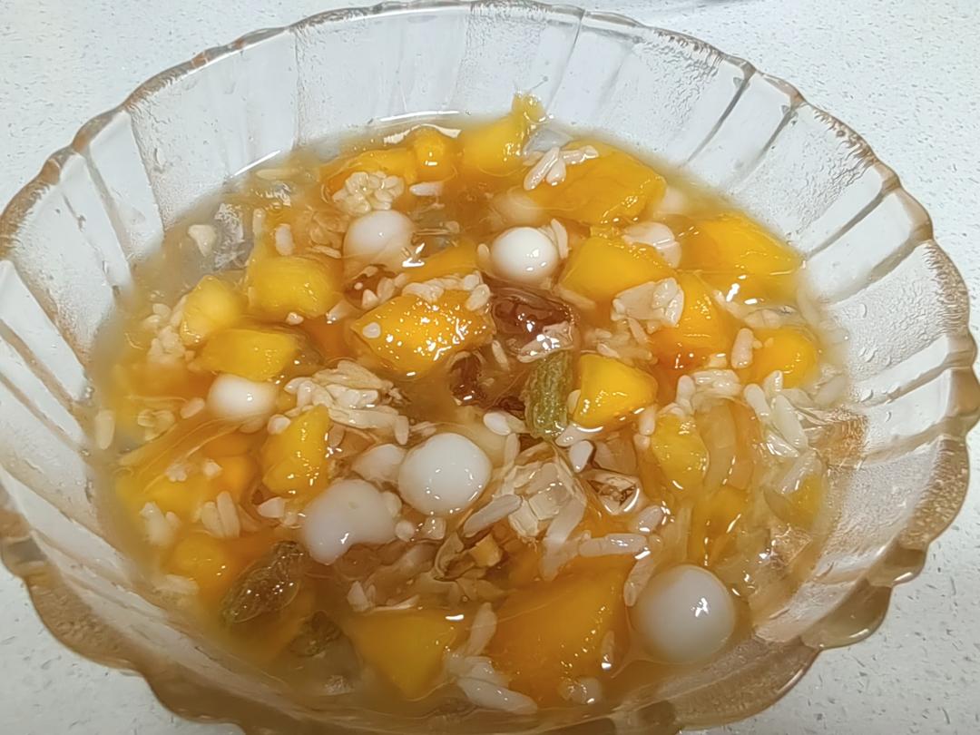 日常甜品芒果糯米丸子🌸