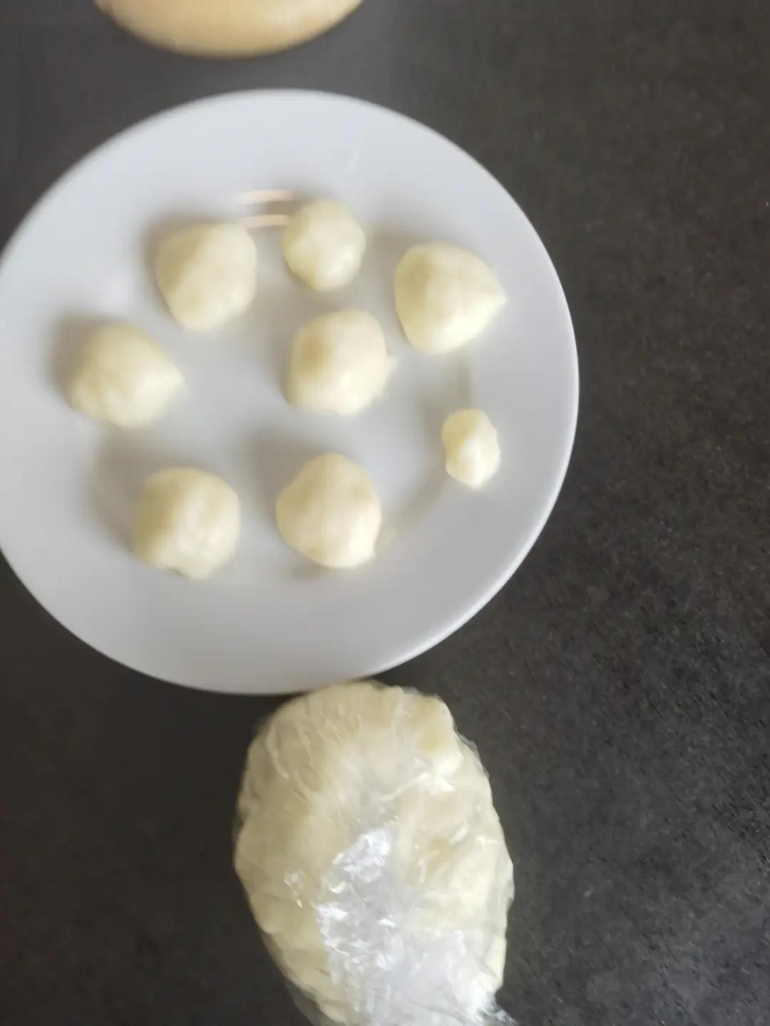 拉丝麻薯隔夜冷藏不变硬的实验成功，三夜依然拉丝