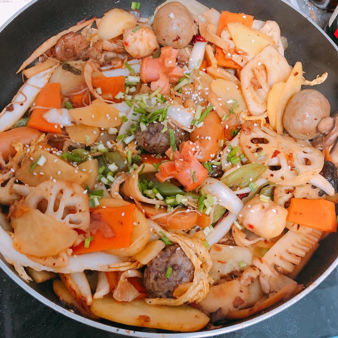 无敌简单好吃的麻辣香锅的做法