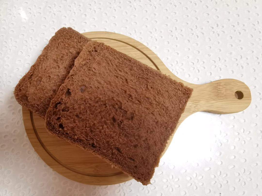 迄今为止做过的最好吃的牛奶可可吐司！配方的全新尝试