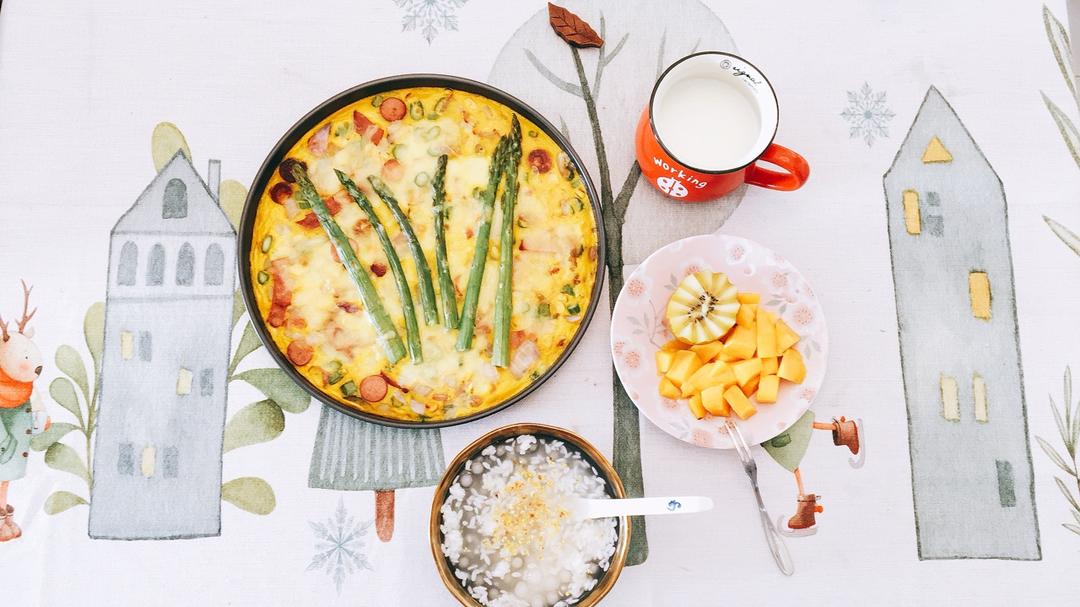 培根芦笋frittata-海氏定制食谱