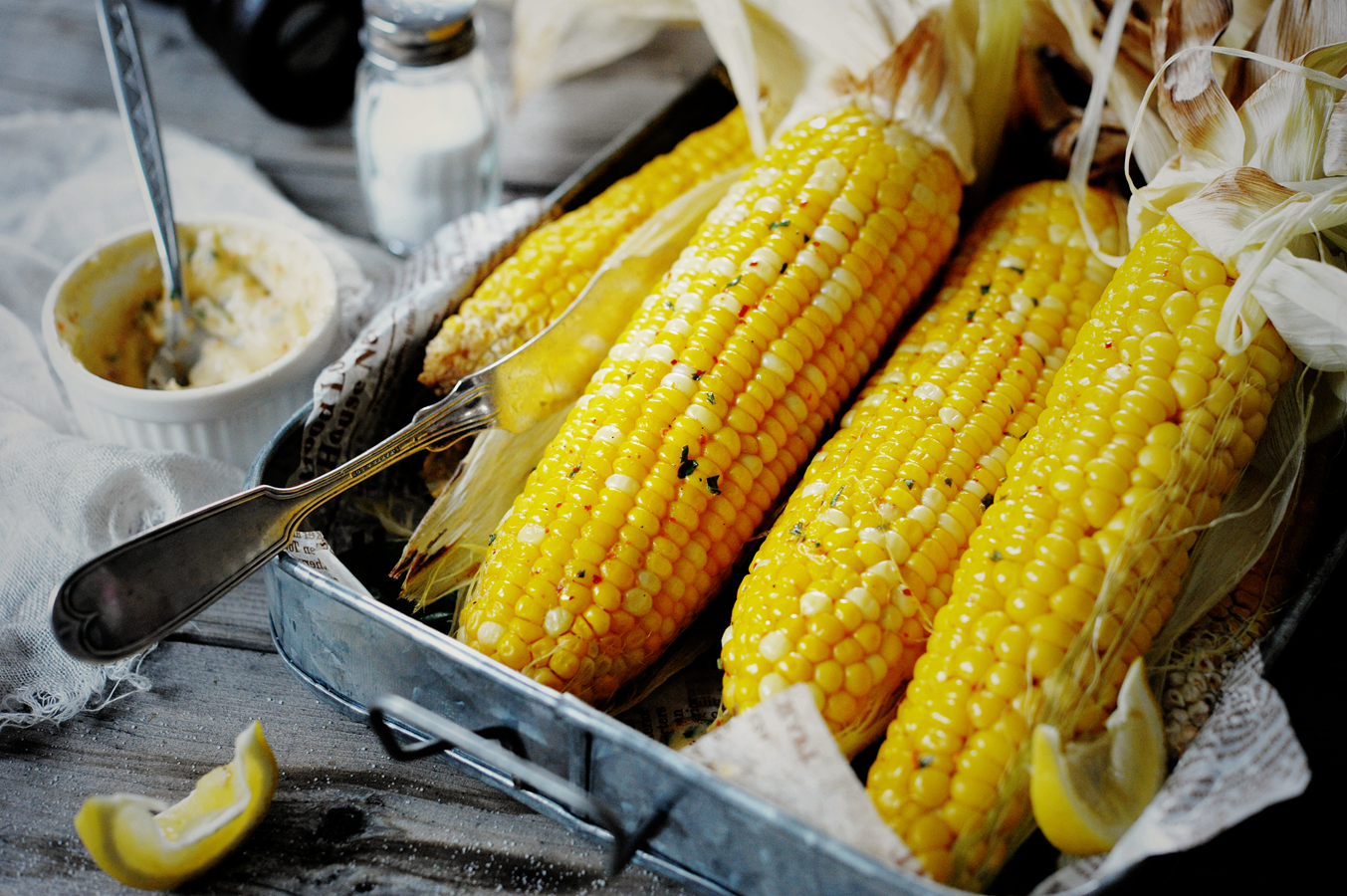 奶香烤玉米
