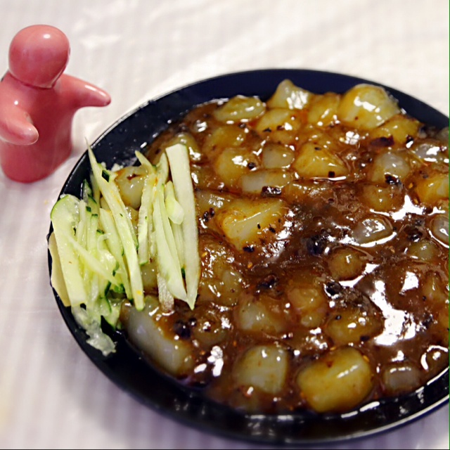 老干妈炒凉粉