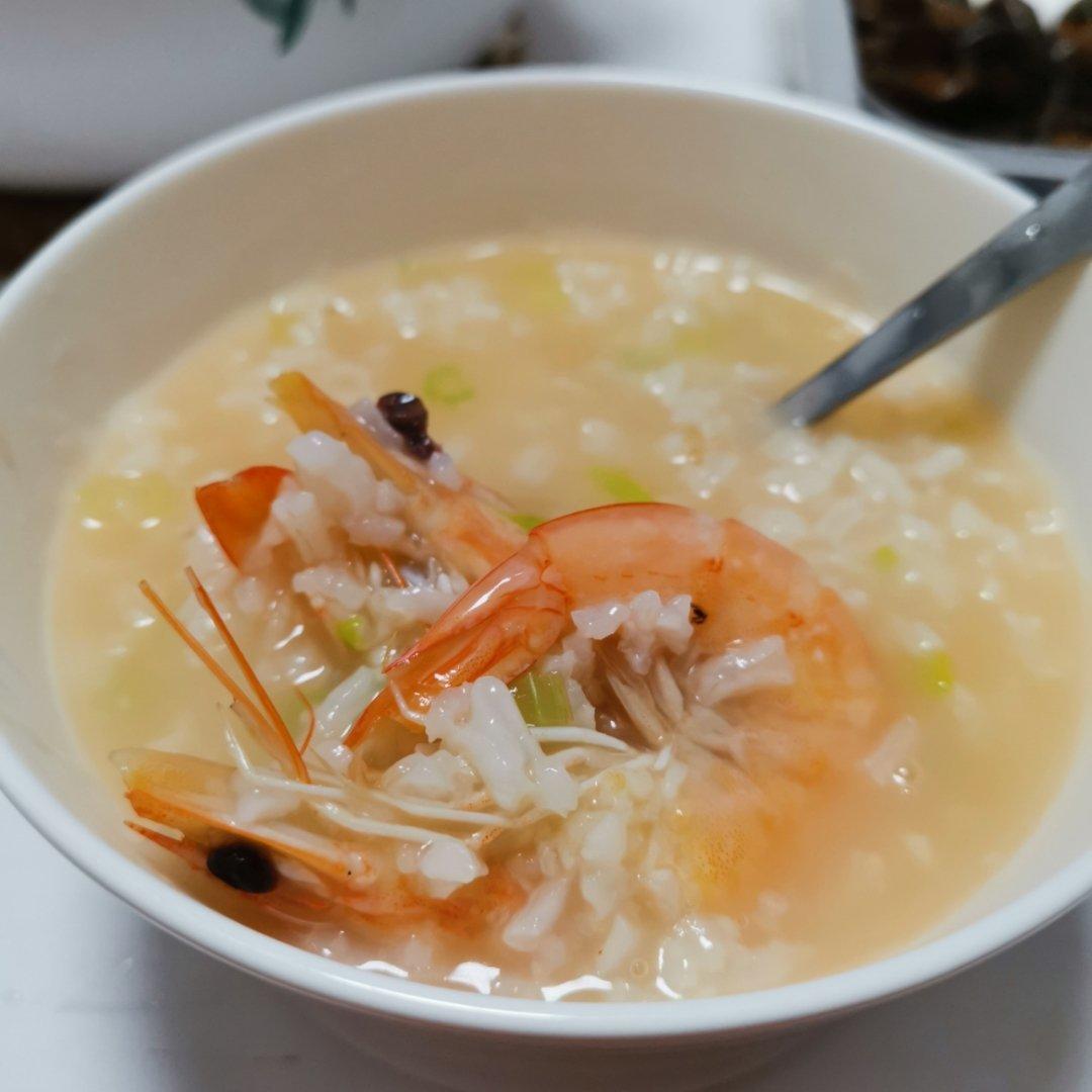 鲜虾香芹粥