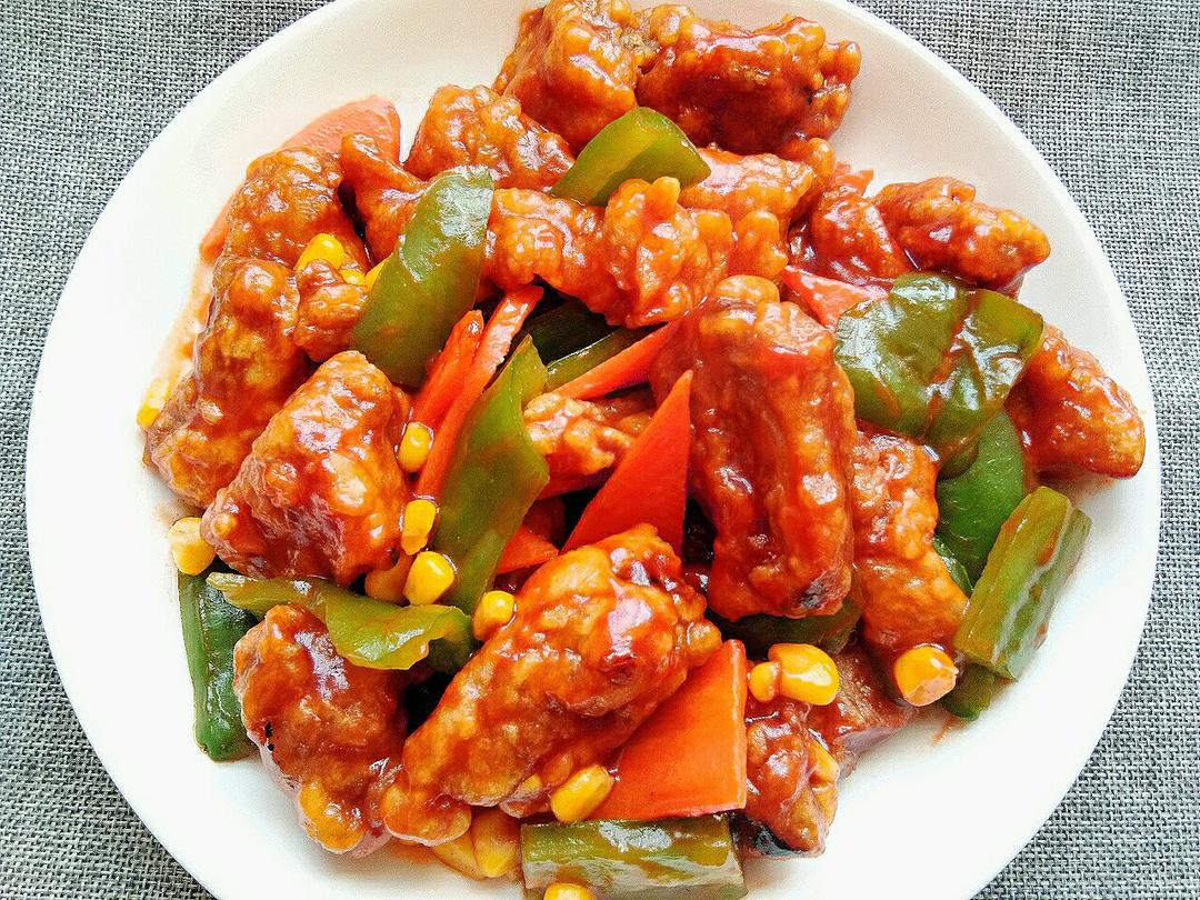 yuet酱做的广式糖醋排骨