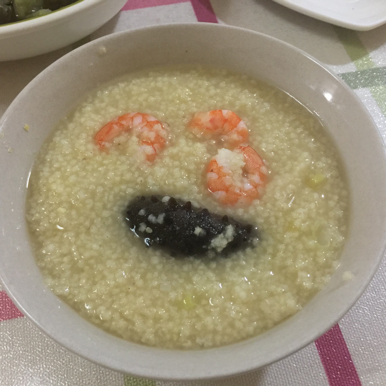 wangqianlucy做的小米海参粥