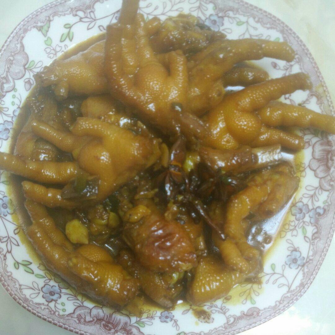 红烧鸡脚