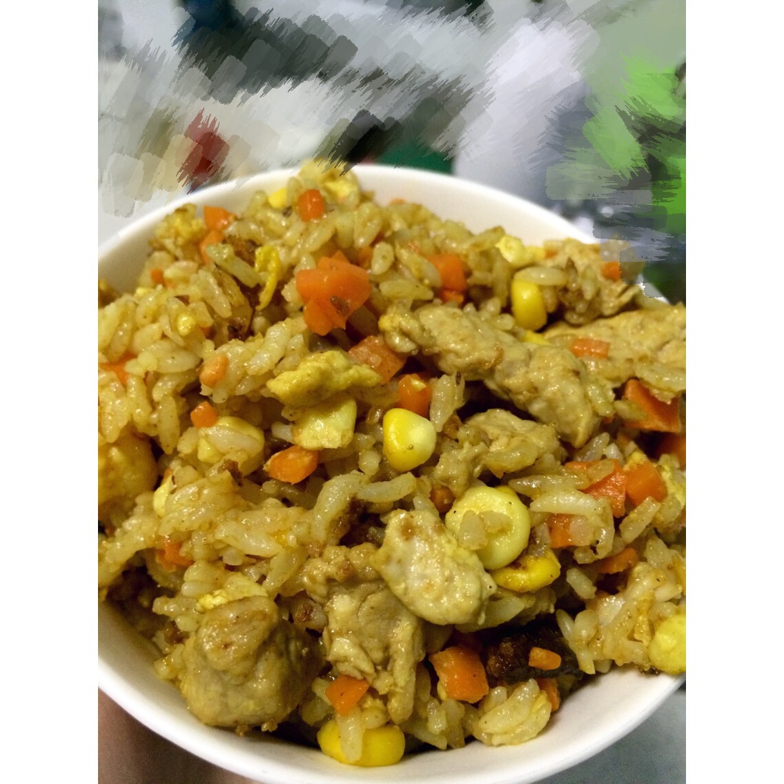 咖喱炒饭