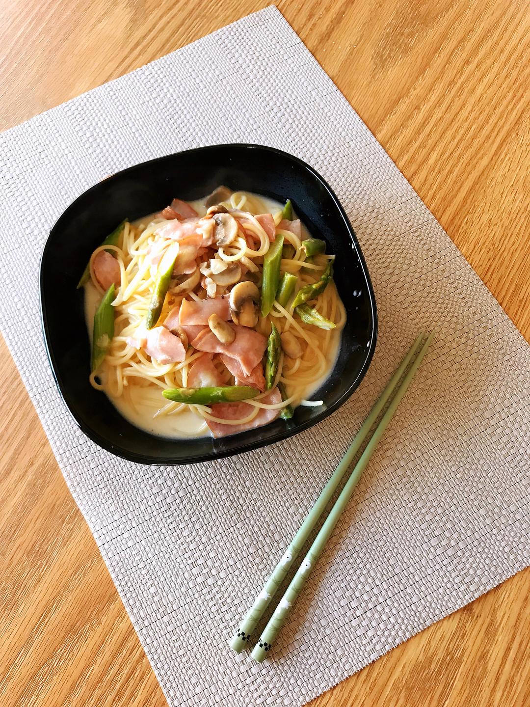 奶油意面（简单 快手）