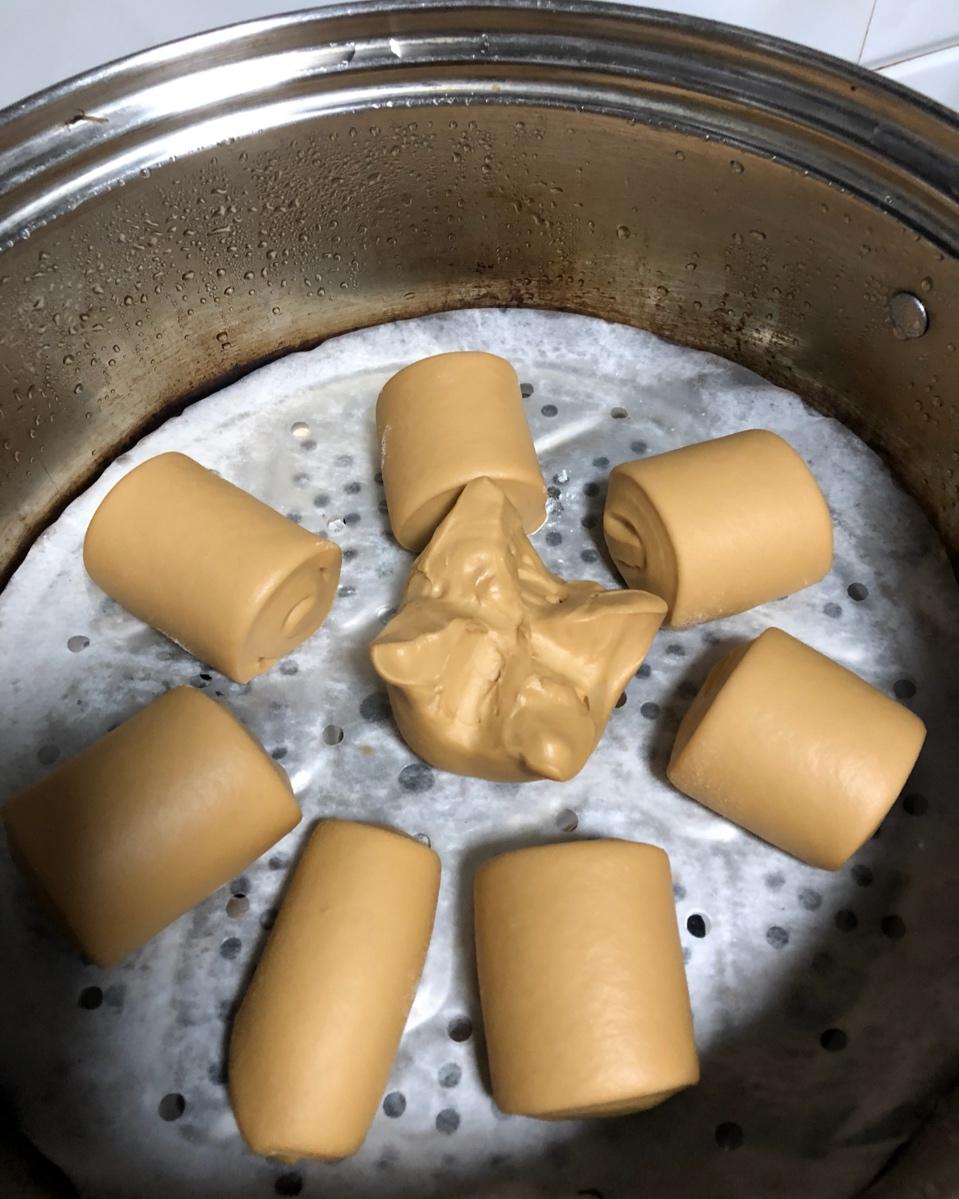有着面包口感的红糖馒头（一次发酵）