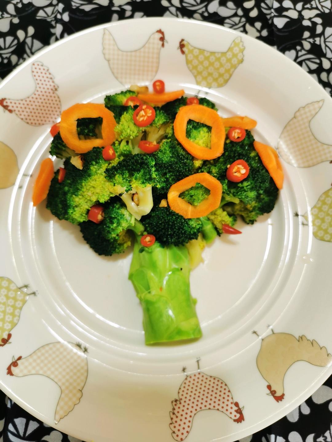 年夜菜之吉祥发财树（辣汁西兰花）