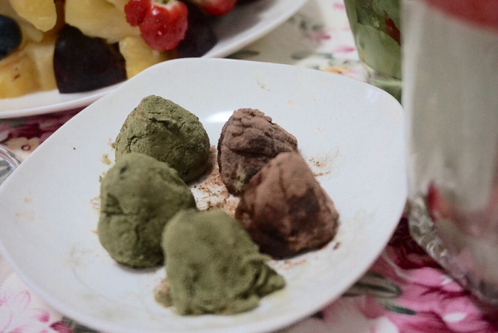 伪松露之五分钟可可抹茶麻糬