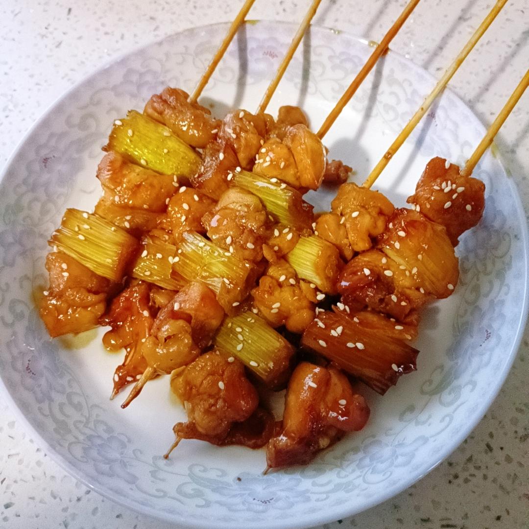 照烧大葱鸡肉肉串