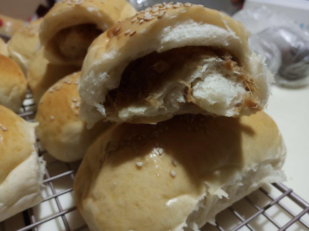 肉松沙拉酱面包（65度汤种）