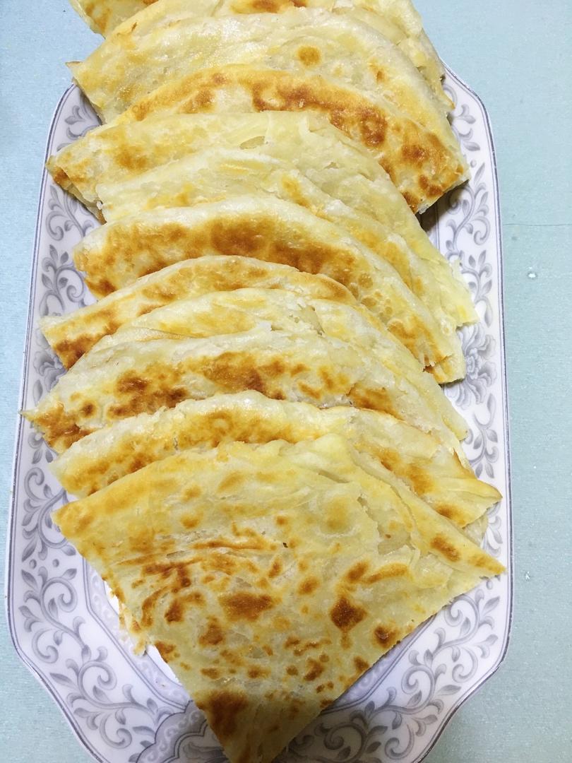 宿彤妈做的葱花油酥千层饼含油酥做法