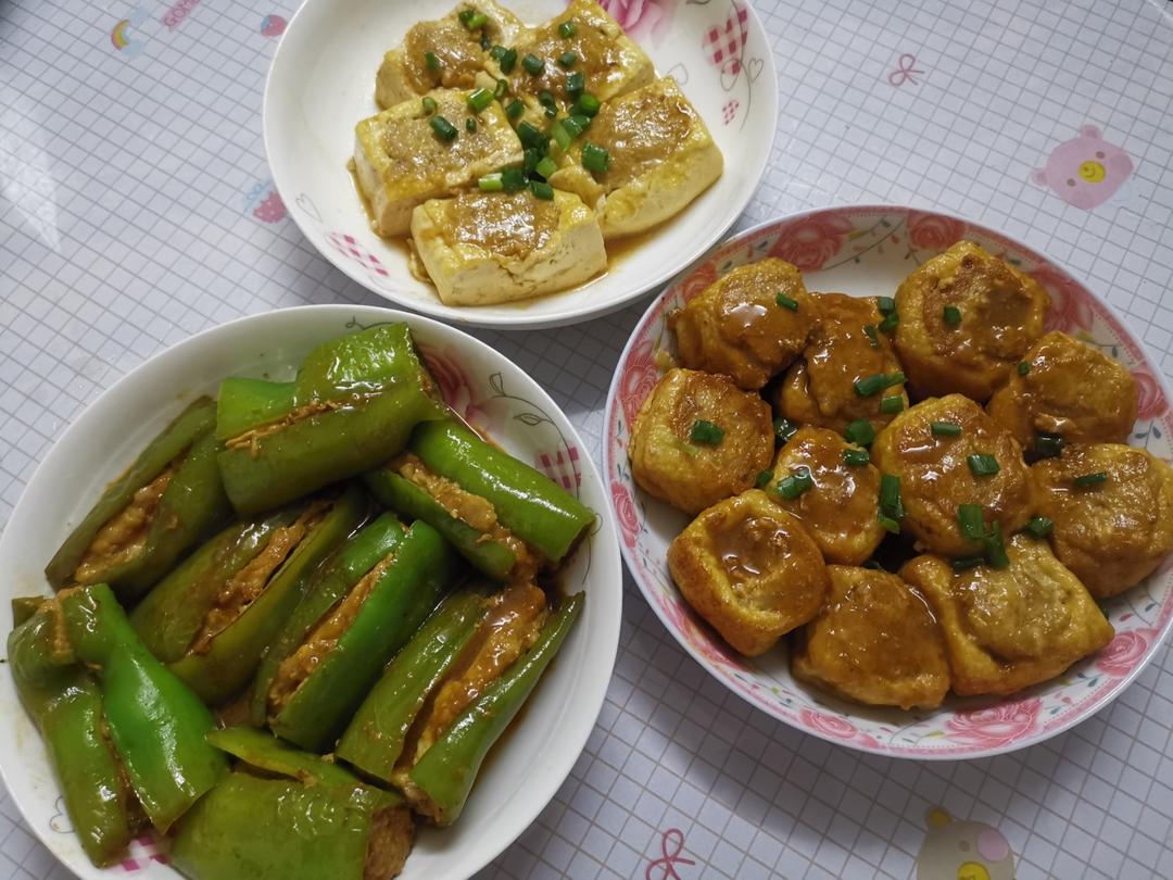 客家煎酿豆腐