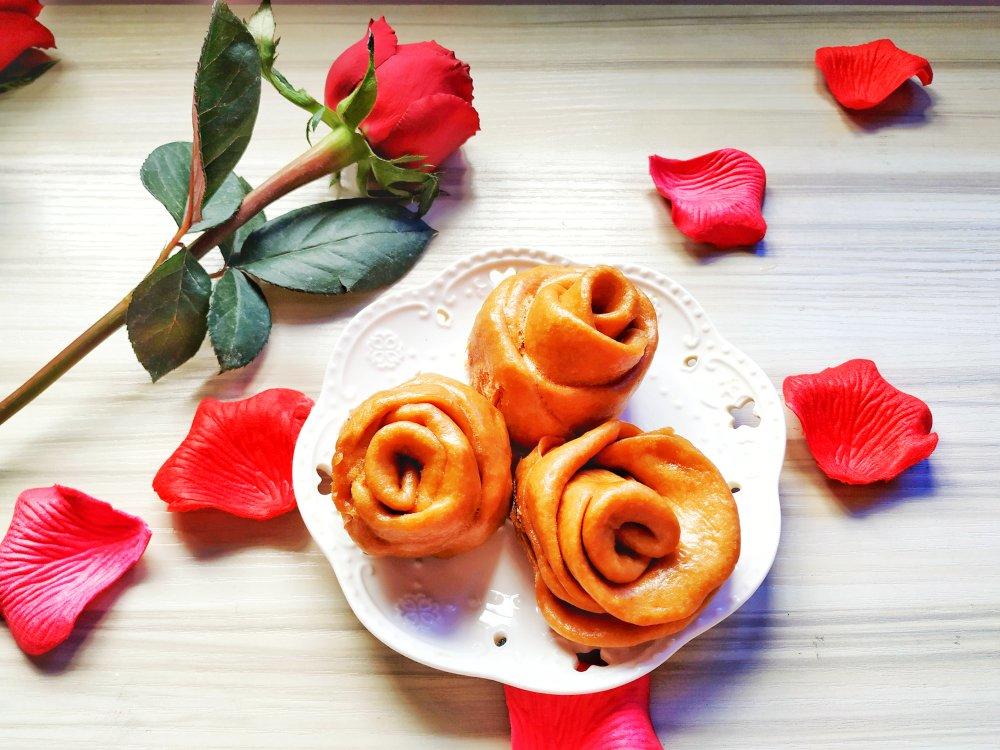 奶香红玫瑰花卷之【红红火火年夜饭】