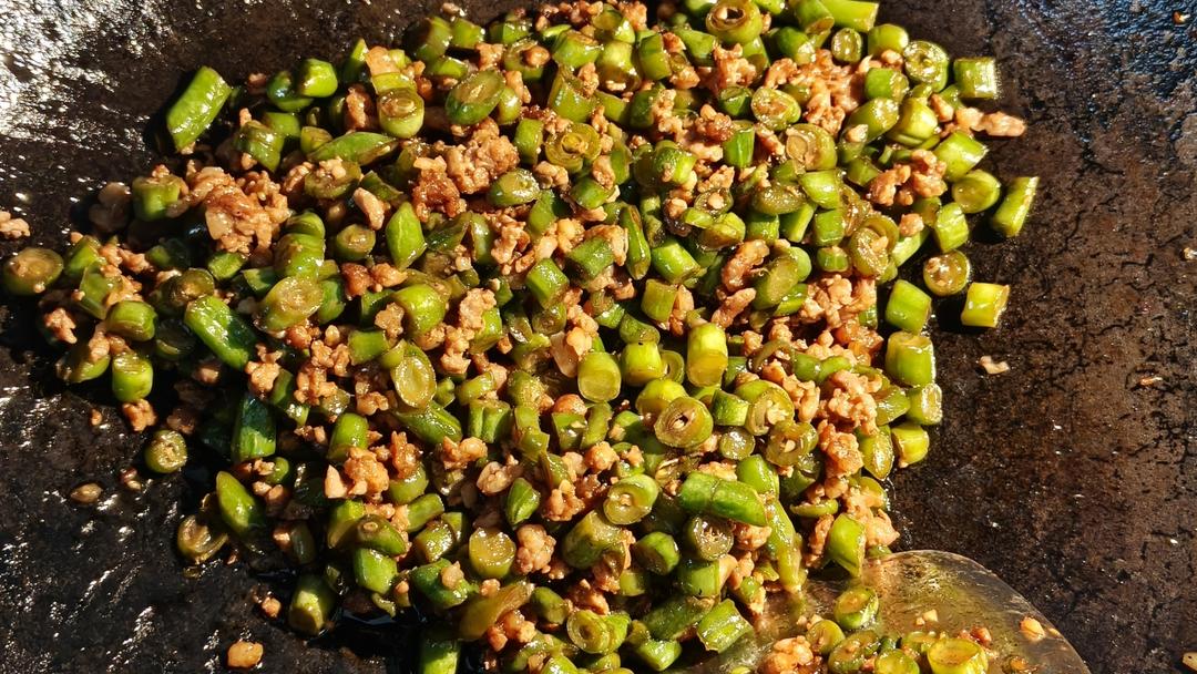 下饭菜:肉沫豆角