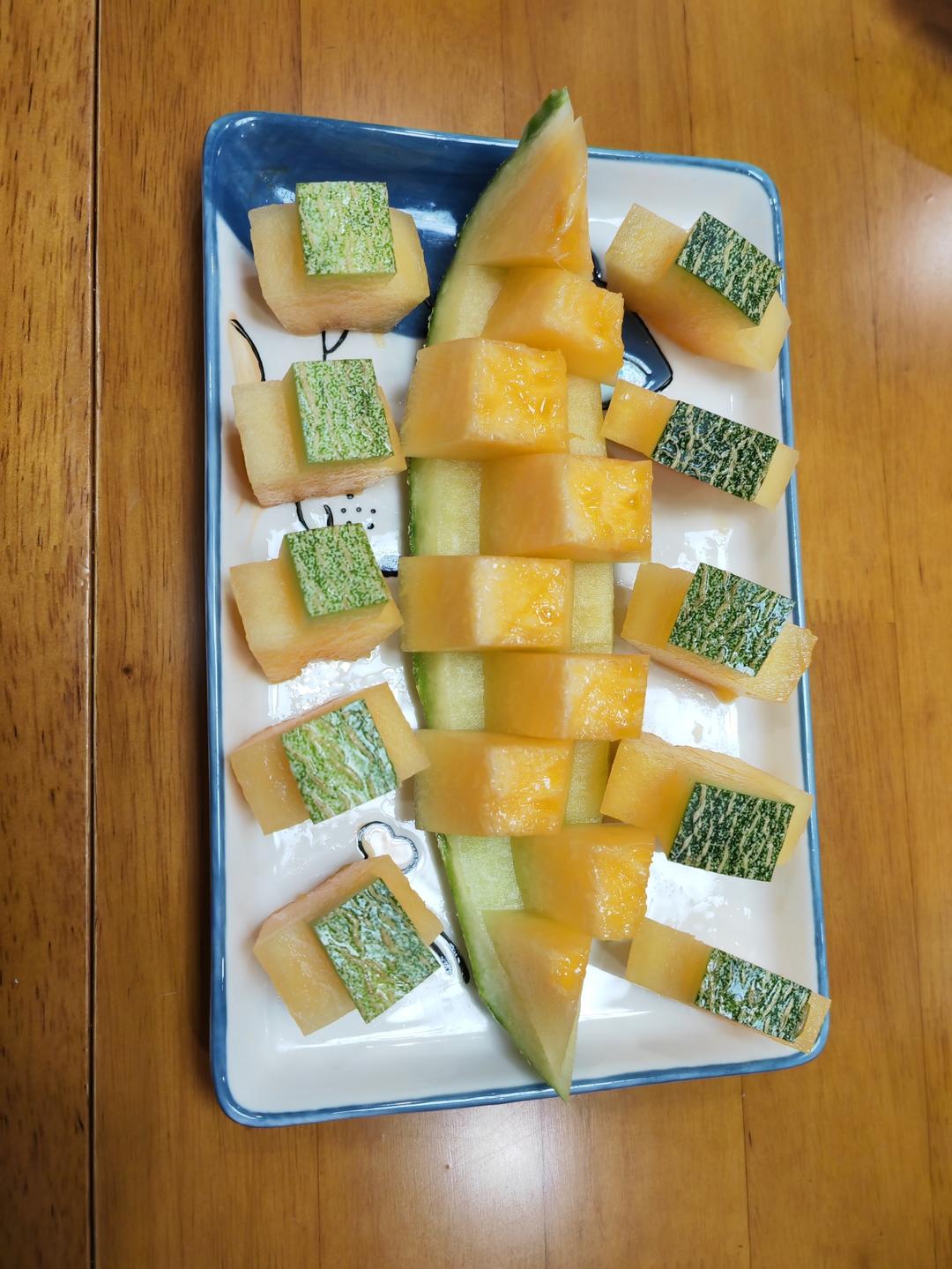 哈密瓜🍈花式切法