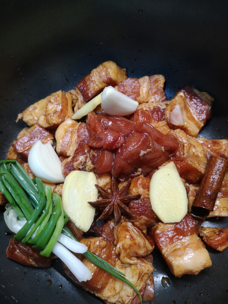 懒人版电饭煲土豆红烧肉的做法 步骤4