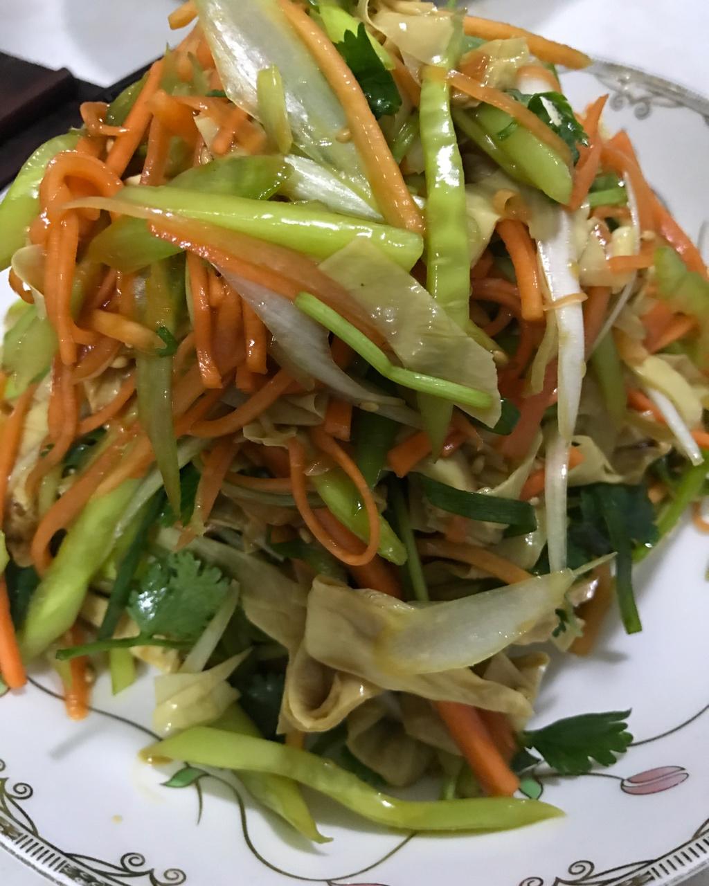 凉拌油豆皮
