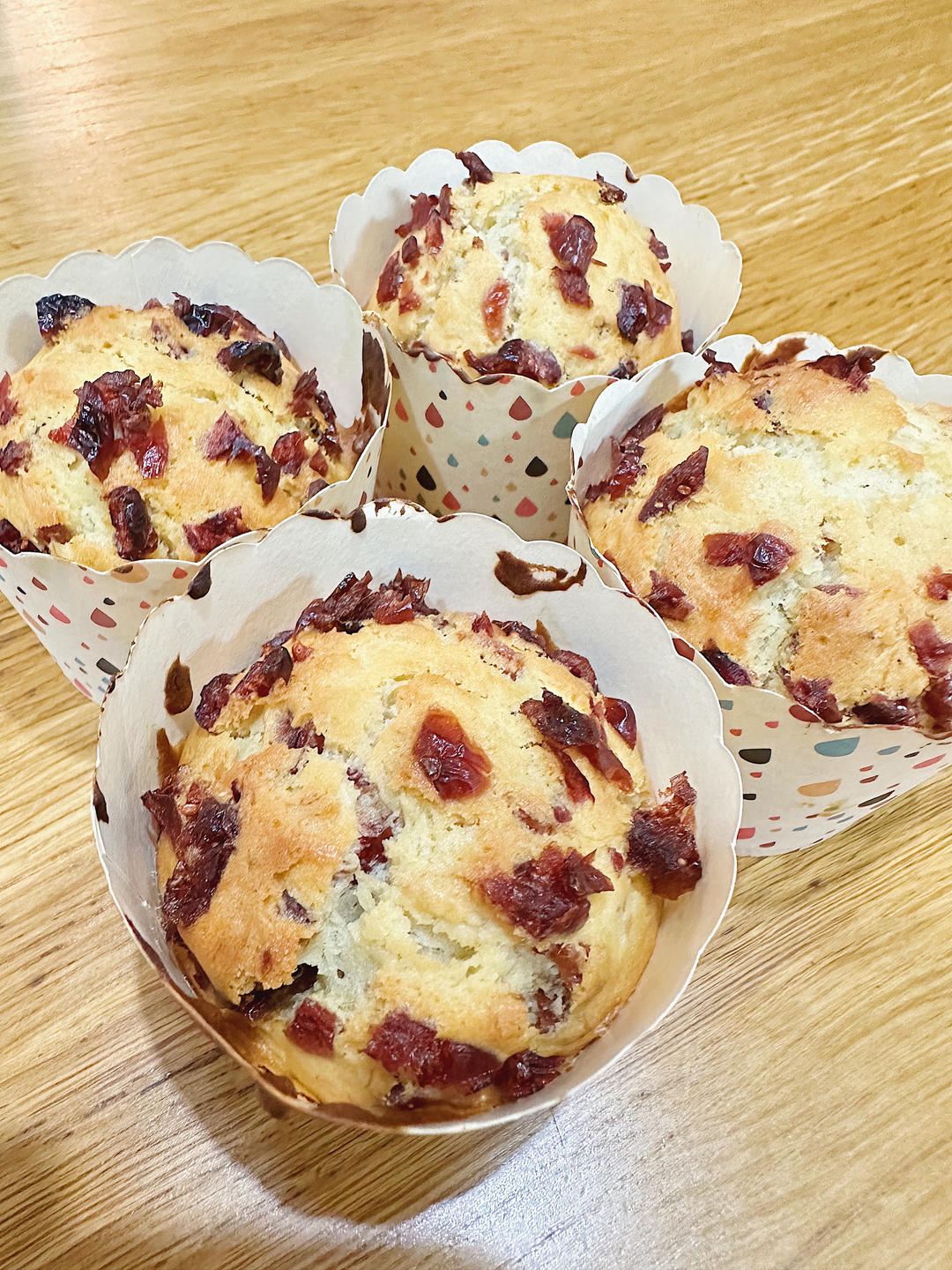 少女心的香蕉蔓越莓玛芬