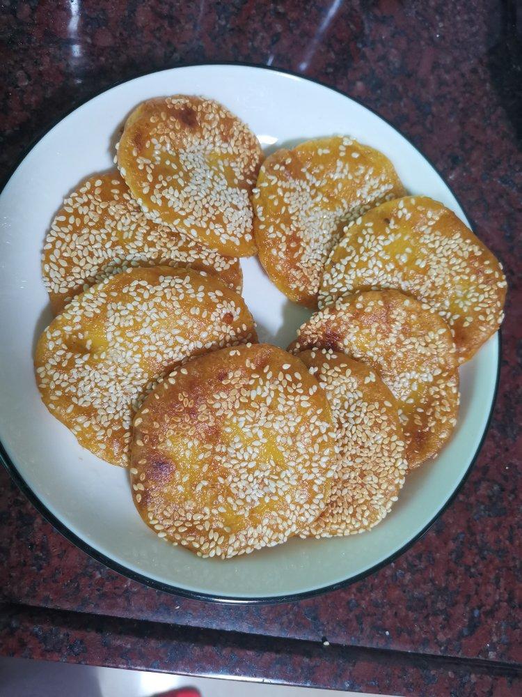 糯叽叽的南瓜饼