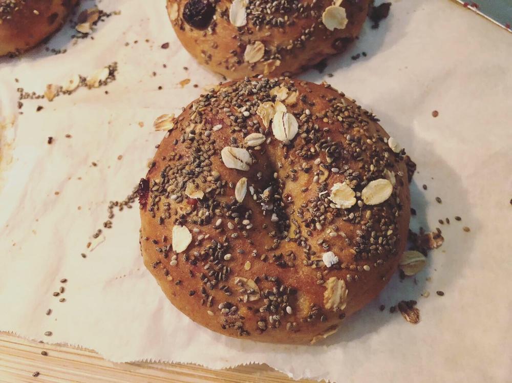 来吃圈圈吧！——全麦蔓越莓贝果