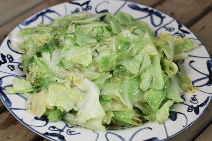 素炒圆白菜