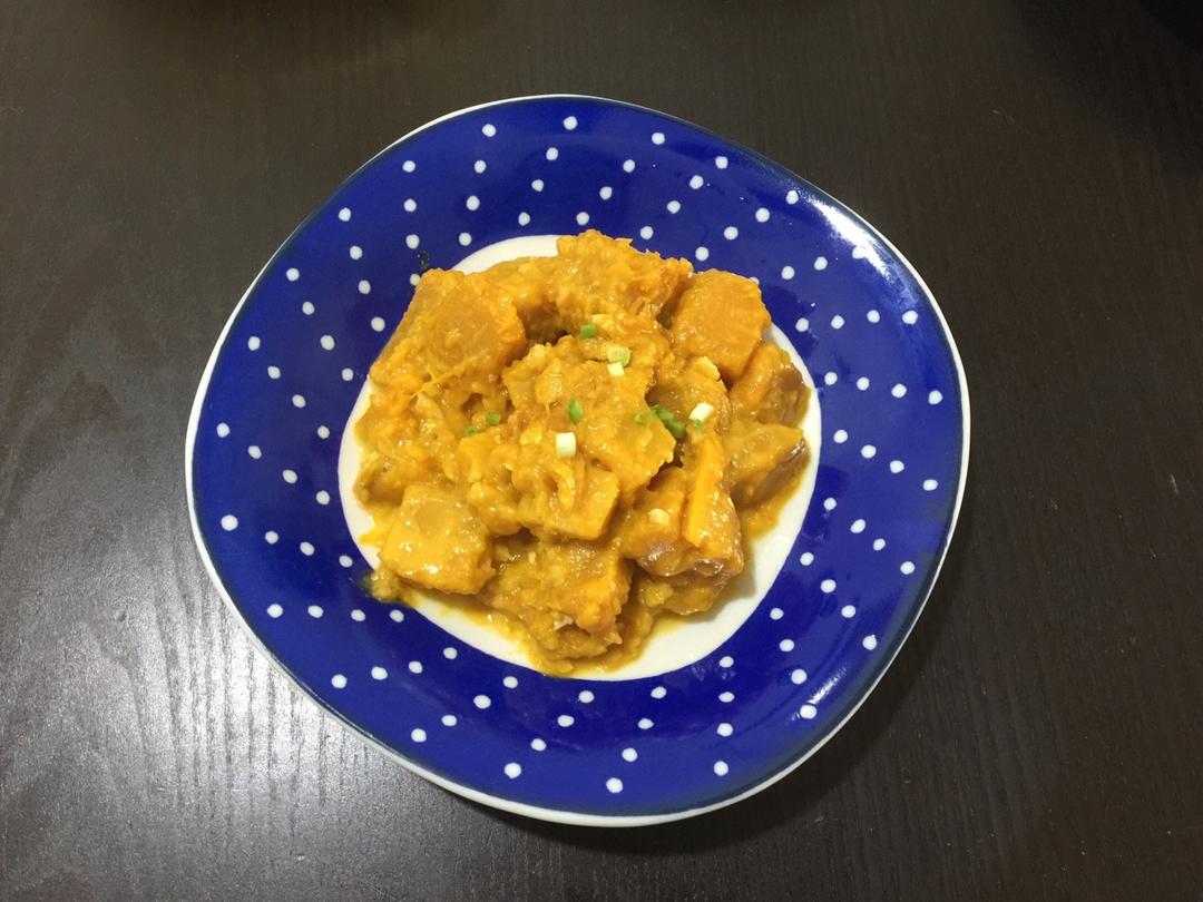 咸蛋黄炒南瓜