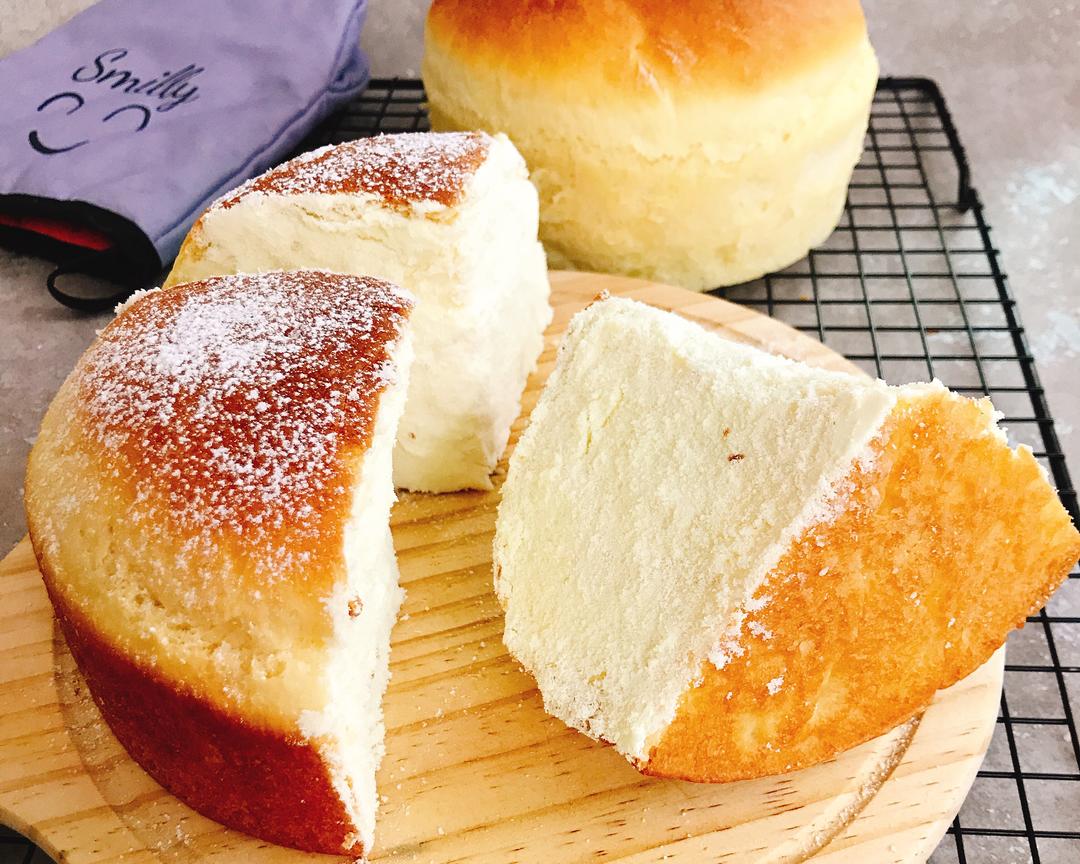 网红软绵雪山奶酪包的做法