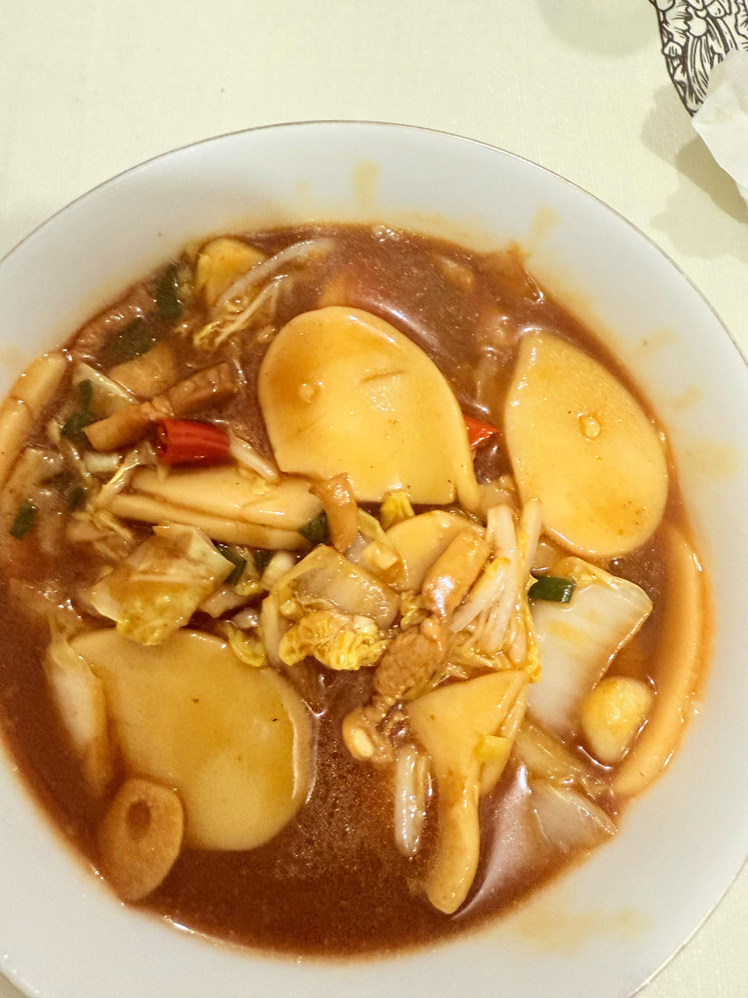 江西汤煮年糕，儿时的味道，Q弹软糯