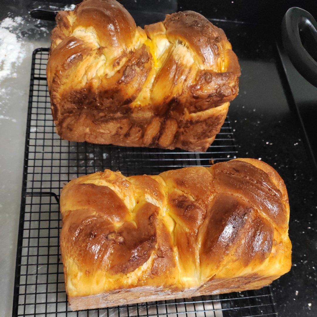 香葱肉松手撕吐司