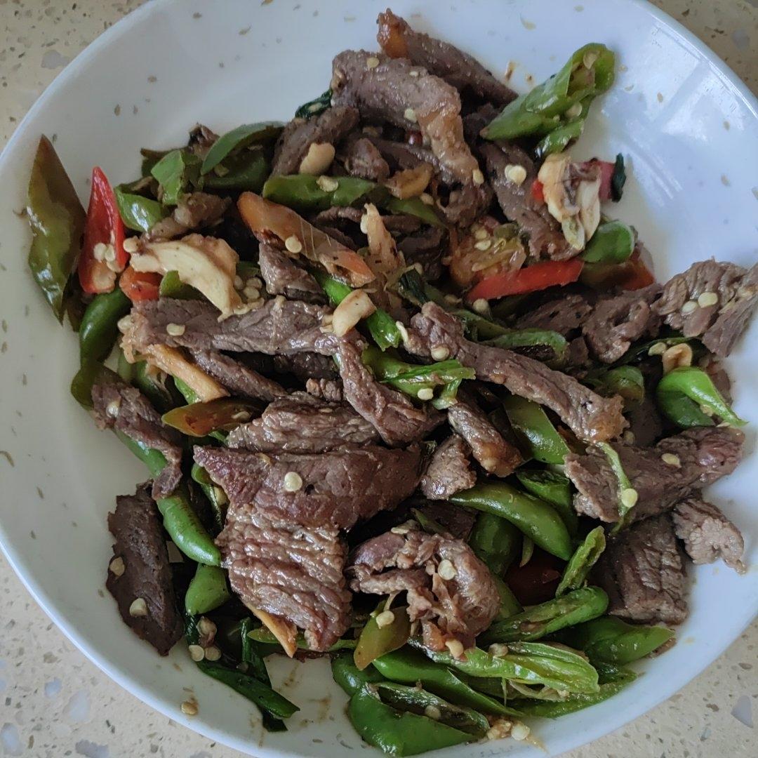 青椒炒牛肉
