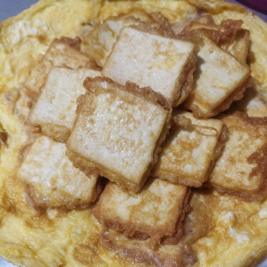 鸡蛋煎豆腐