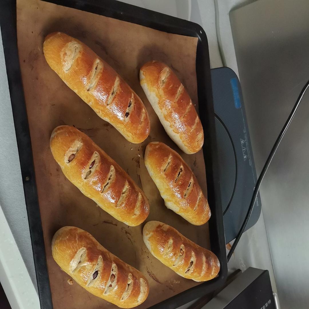 迷你列巴🥖一次发酵小面包