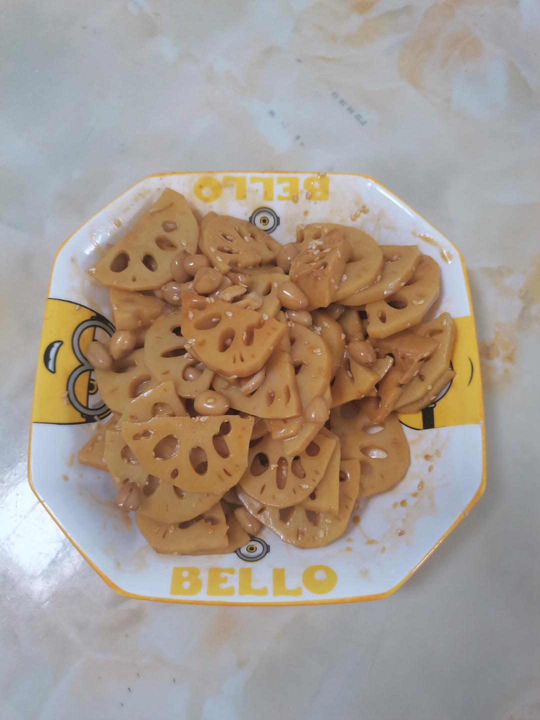 超好吃的凉拌莲藕片