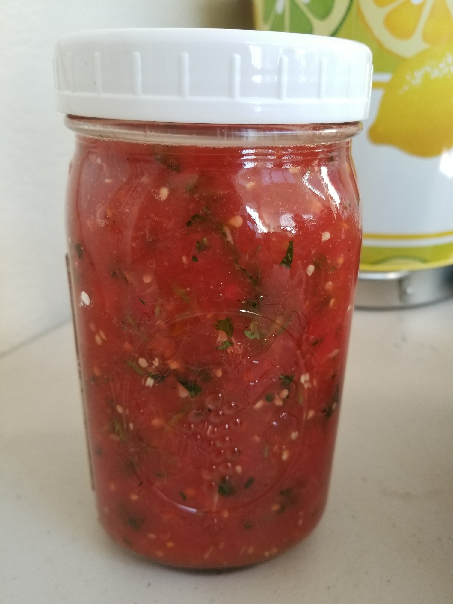 grilled tomato salsa的做法 步骤5