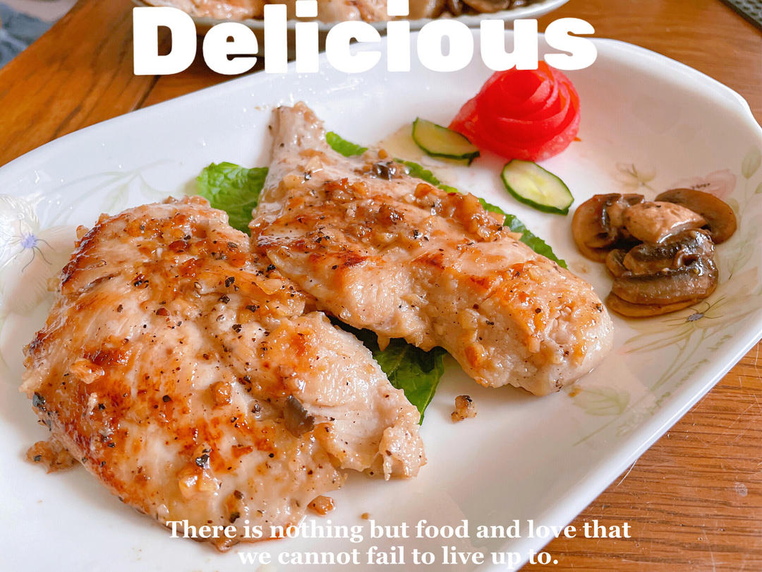 蜂蜜蒜香煎鸡胸