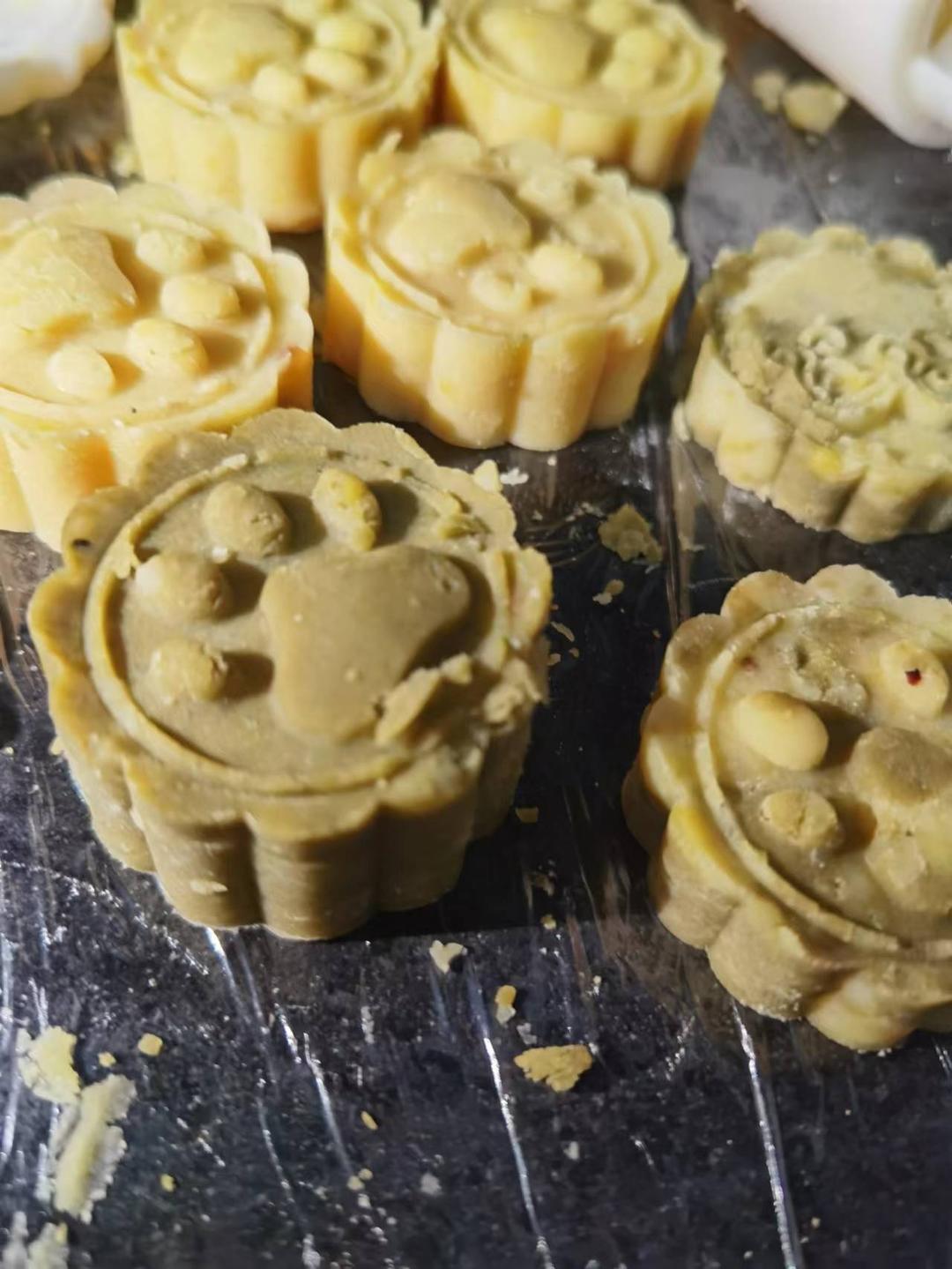 奶香绿豆糕（无豆腥味，超快手不麻烦）