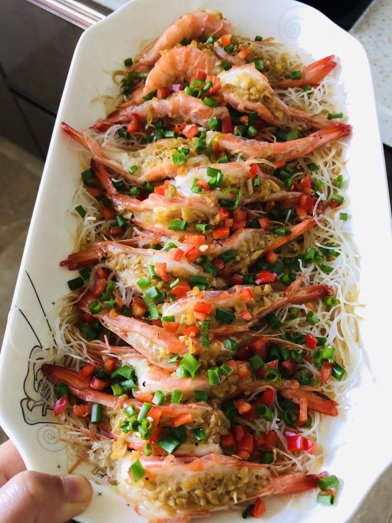 蒜蓉粉丝蒸虾
